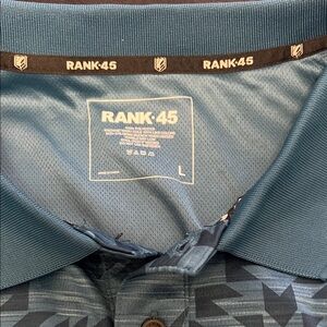 RANK45 Men's Blue Shirt